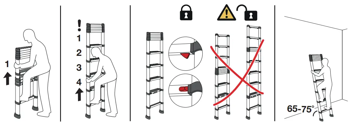 AHW TOOLS EN131 Telescopic Ladders - Fig 5