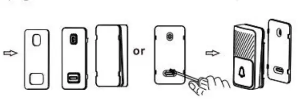 Dongguan Foreland Electronics 2301SF1T1R Door Bell - Mount Push Button