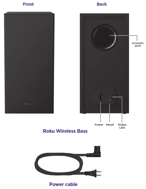 Roku Wireless Bass - Wireless Bass
