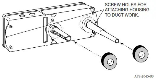 SYSTEM SENSOR DH100LP Air Duct Smoke Detector and Extended Air Speed Range - Installation Sequence 2
