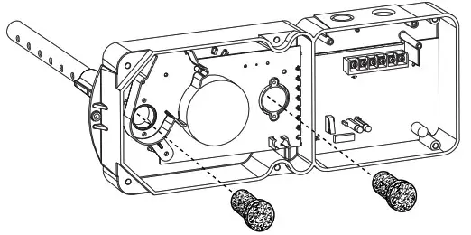 SYSTEM SENSOR DH100LP Air Duct Smoke Detector and Extended Air Speed Range - Installation Sequence 4