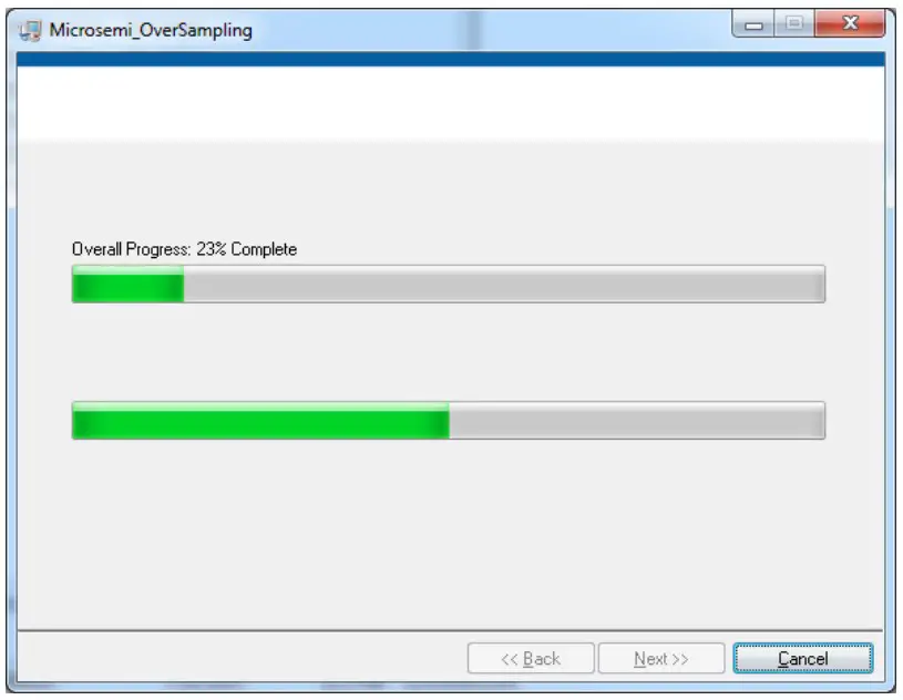 GUI Setup Progress Bar