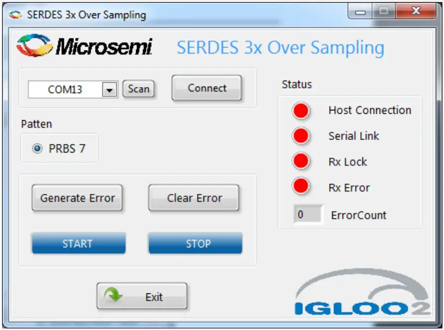 Oversampling GUI Window