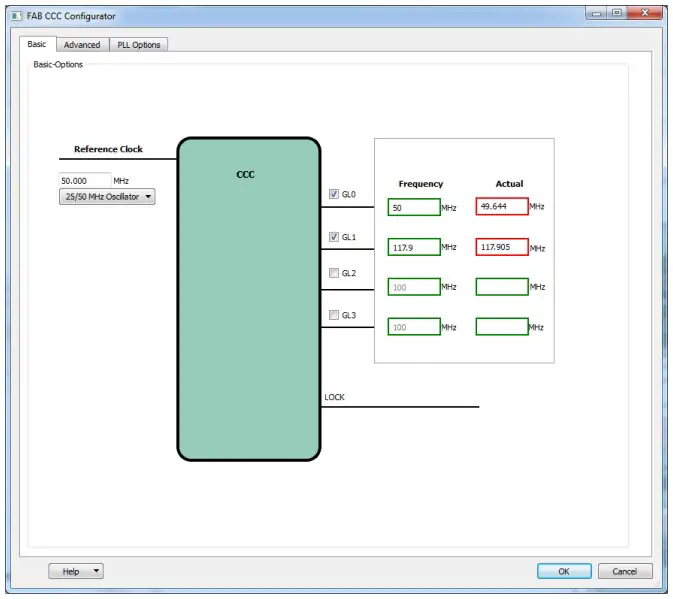 CCC Configuration Window