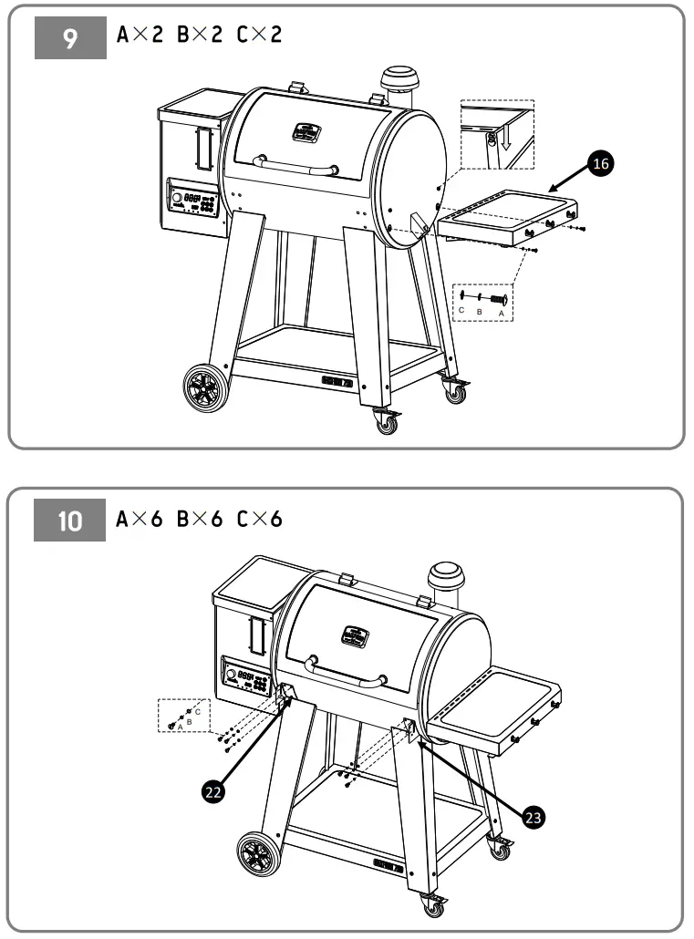 NEXGRILL 91005002 OAKFORD 790 Pellet Grill - fig10