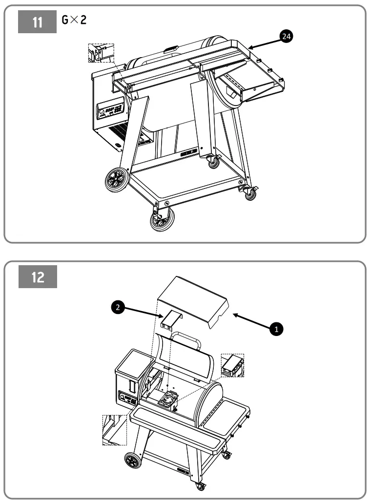 NEXGRILL 91005002 OAKFORD 790 Pellet Grill - fig11