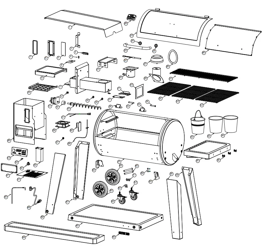 NEXGRILL 91005002 OAKFORD 790 Pellet Grill - fig17