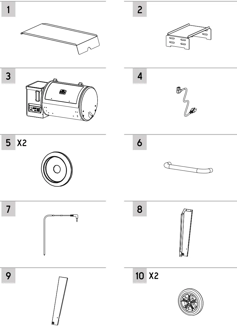 NEXGRILL 91005002 OAKFORD 790 Pellet Grill - fig2