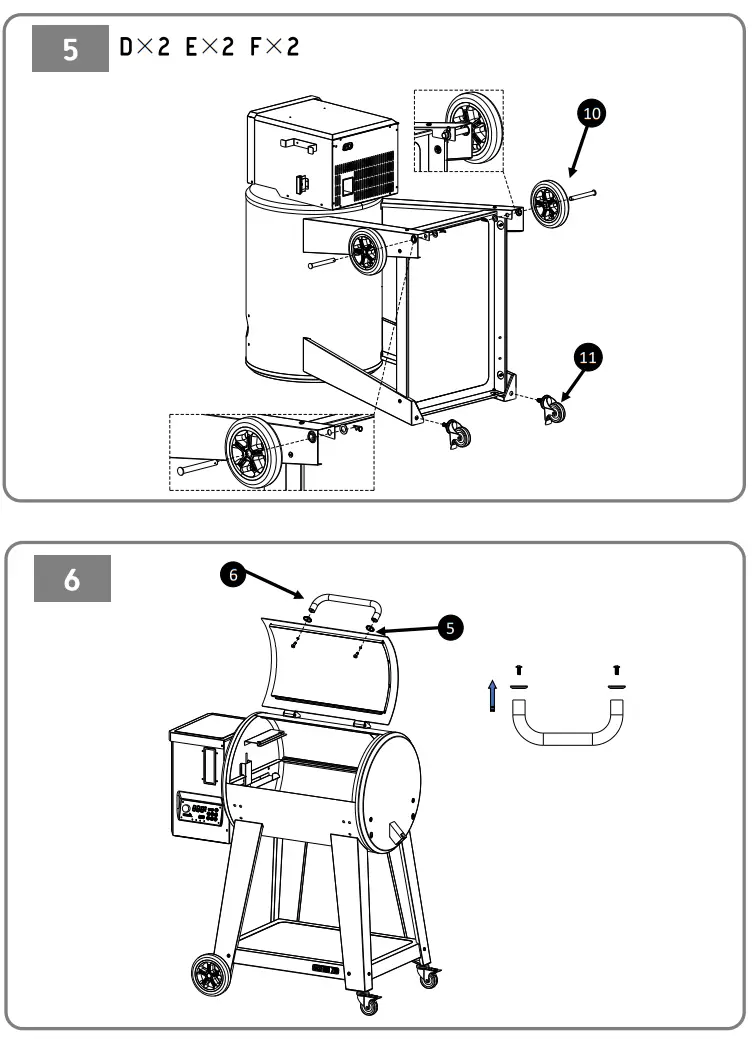NEXGRILL 91005002 OAKFORD 790 Pellet Grill - fig8