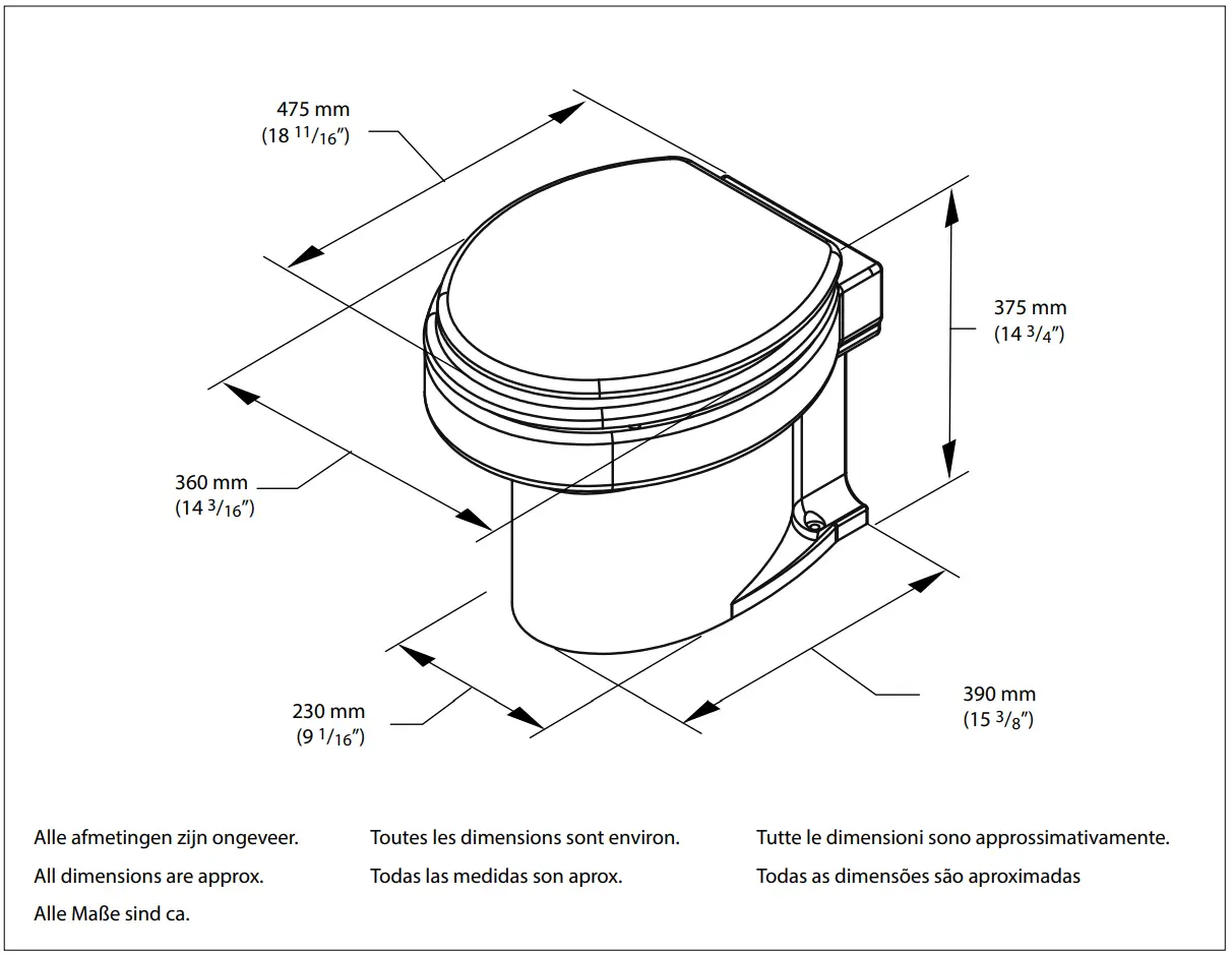Overall dimensions
