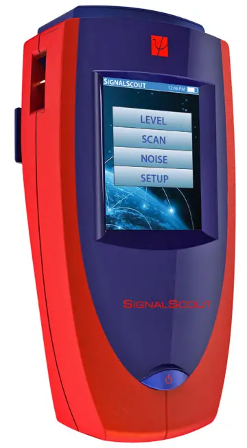 SIGNAL SCOUT SS40 Signal Level Meter for Over The Air and Cable TV