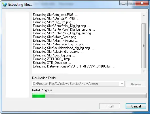ZTE MF79S 4G Lte Wifi LOGO - EXTRACTING FILES