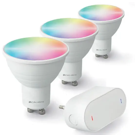 CALIBER HBT-GU10 RGB and WHite Colors Bluetooth Mesh Smart-
