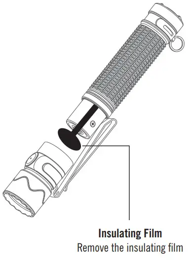 OLIGHT Warrior Mini 2 Rechargeable EDC Flashlight-BATTERY