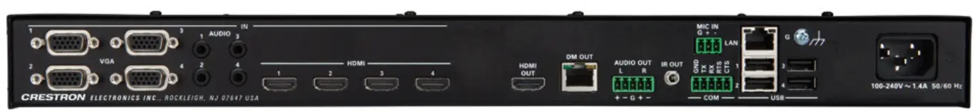 CRESTRON DM-MD8X1-4K-C 4K Scaling Auto-Switcher - MD8X1-