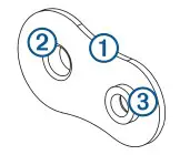 GARMIN GPSMAP 1222 Touch Chartplotter - place a nut plate