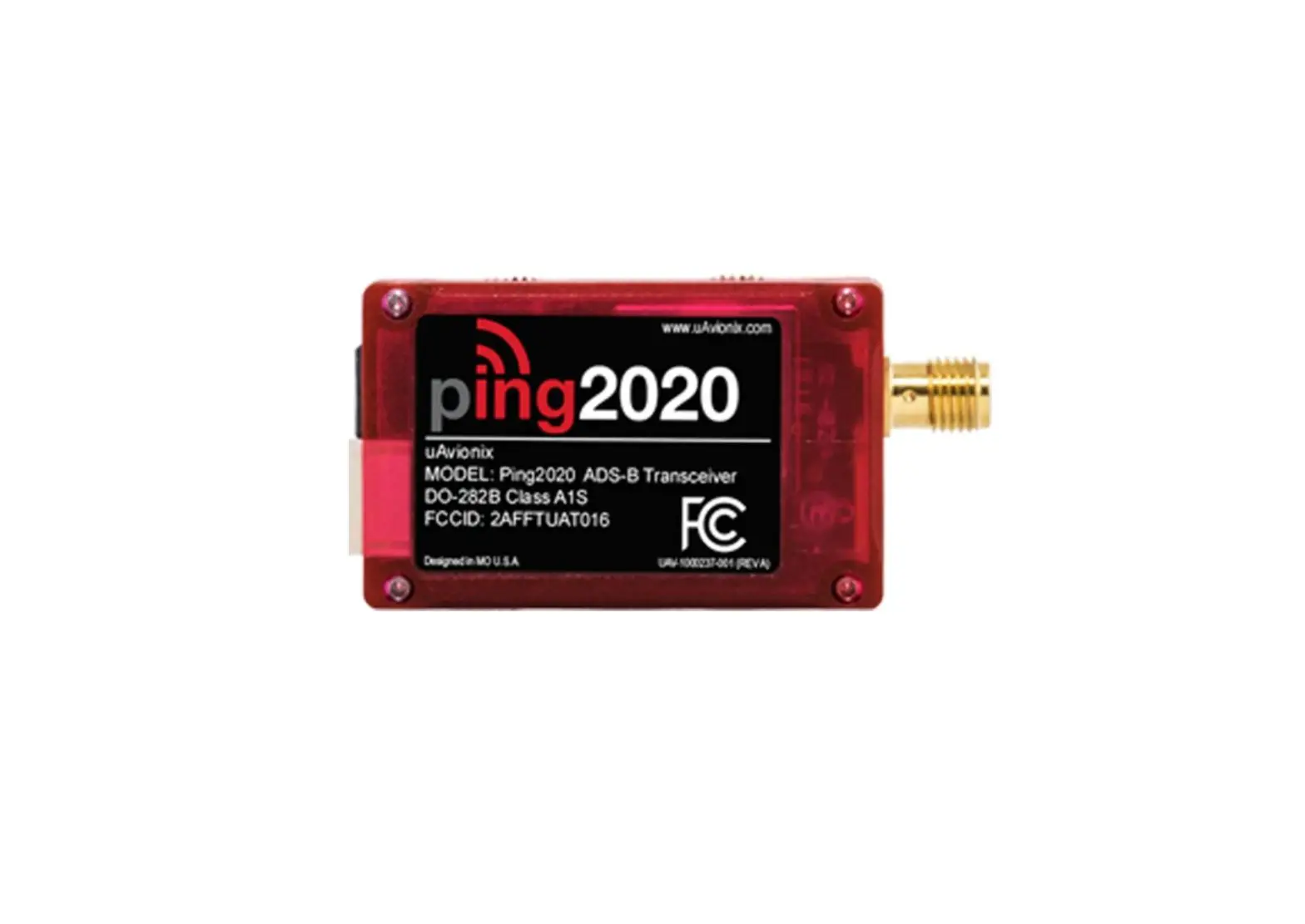 Uavionix Ping2020i Transceiver User Guide Uavionix Ping2020i Transceiver User Guide
