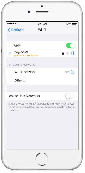 uAvionix Ping2020i Transceiver User Guide - Join your mobile device to the wireless network