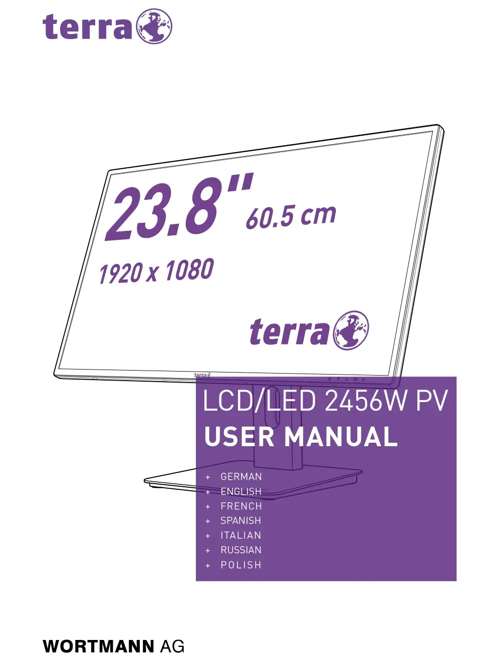 terra LCD LED 2456W PV User Manual