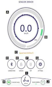 SENCOR 06426330 Scooter ONE 2020 eScooter - app information