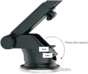 How to use the suction cup bracket