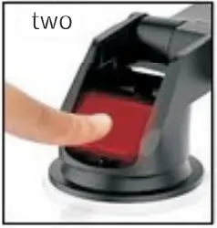 How to use the suction cup bracket two