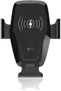 Unno Tekno CH3009BK Cell Phone Holder with Wireless Charger