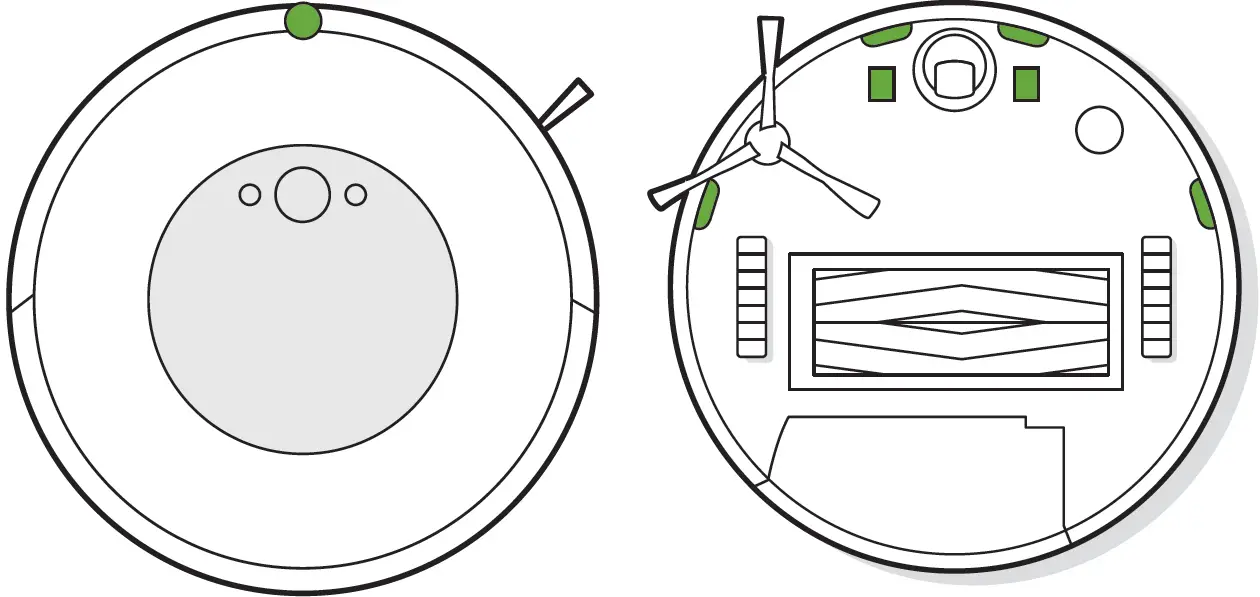 Cleaning the Sensors and Charging Contacts 01