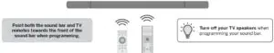 Programming the Sound Bar Fig 2