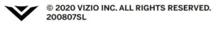 VIZIO INC. ALL RIGHTS RESERVED