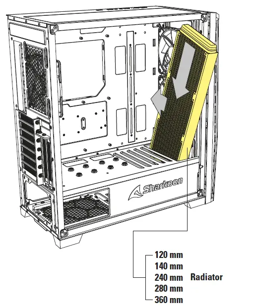 Front Panel Radiator Installation