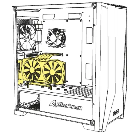 Optional Vertical Graphics Card Kit