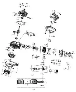 Westinghouse iGen2200 Digital Inverter Generator -EXPLODED VIEW