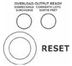Westinghouse iGen2200 Digital Inverter Generator -OVERLOAD RESET