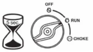 Westinghouse iGen2200 Digital Inverter Generator -STARTING THE ENGINE 4