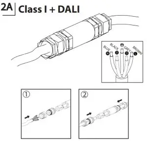 VIZULO Blackbird Mushroom LED Street Luminaire - Configuration with terminal block 2