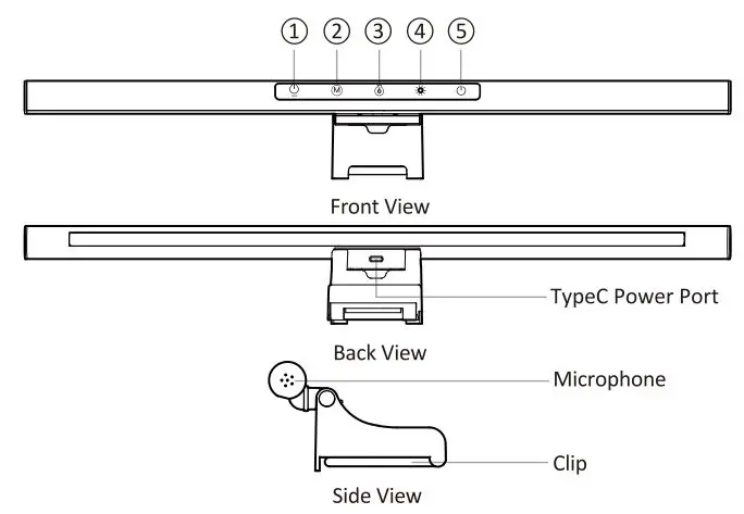 Ustellar B099Z9V3KM Smart Monitor Light Bar User Guide - Product Description