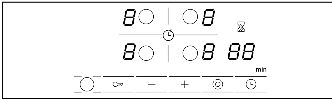 BOSCH PKE6 17 Electric Hob - Control panel
