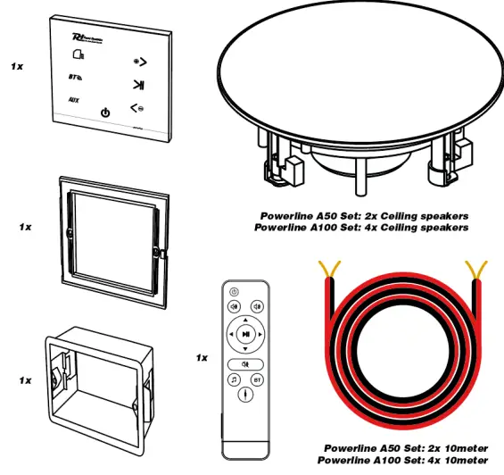 Power Dynamics 952.458 Powerline A50BSET Kit fig2