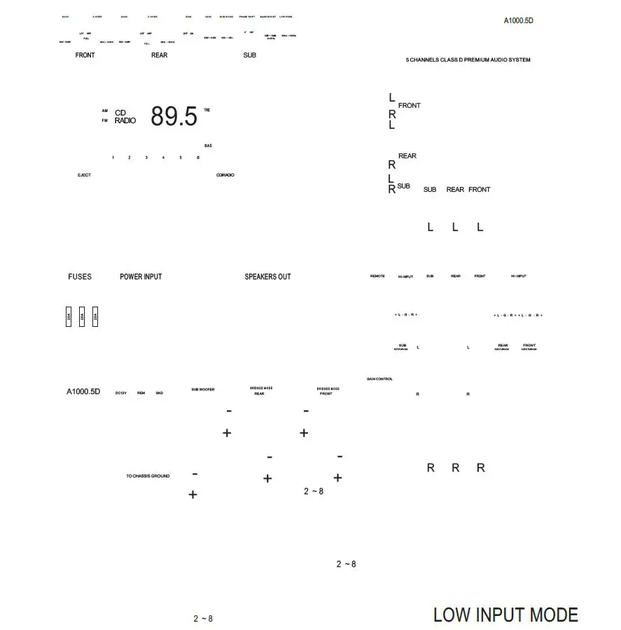 PrecisionPower MPA700.4D Atom Marine 4-Channel Amplifier fig16