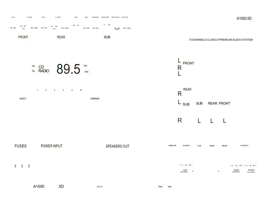 PrecisionPower MPA700.4D Atom Marine 4-Channel Amplifier fig17