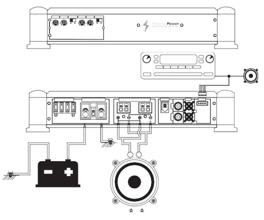 PrecisionPower MPA700.4D Atom Marine 4-Channel Amplifier fig25