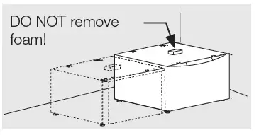 Electrolux EFMG527UWH 15 Inch Pedestal with Storage Drawer-4