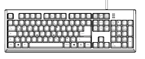 hama AKC-100 Wired Keyboard Instruction fig-1