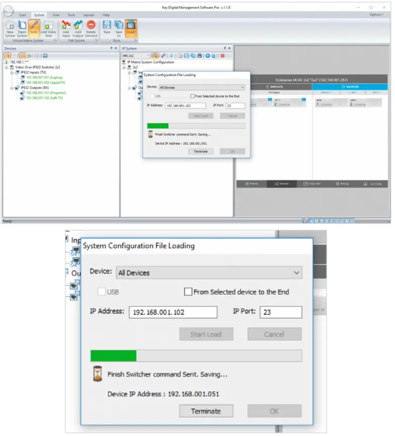 Key digital KD IP822ENC DEC 4K UHD AV over IP Encoder Decoder - app 7