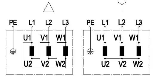 ebmpapst A4D350 AN08-01 Moter Fan - Connection diagram