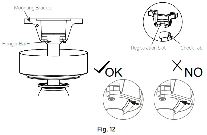KICHLER 300322 52 Inch Compass LED Ceiling Fan - MOUNTING OPTIONS 1