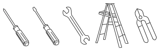 KICHLER 300322 52 Inch Compass LED Ceiling Fan - TOOLS REQUIRED