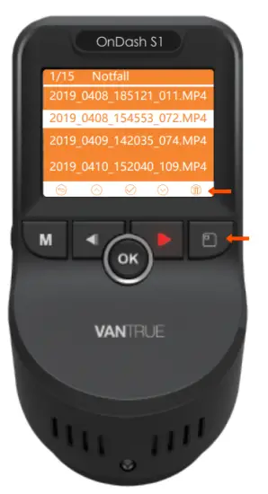 VANTRUE S1 4K Dash Cam Built in GPS Front 4K and Rear 1080P Dash Camera - Dash Cam