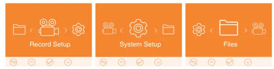 VANTRUE S1 4K Dash Cam Built in GPS Front 4K and Rear 1080P Dash Camera - Menu Settings